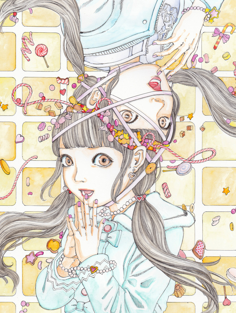 Panna cotta (TH ART Series)発売記念 駕籠真太郎 原画展示販売会@中野タコシェ